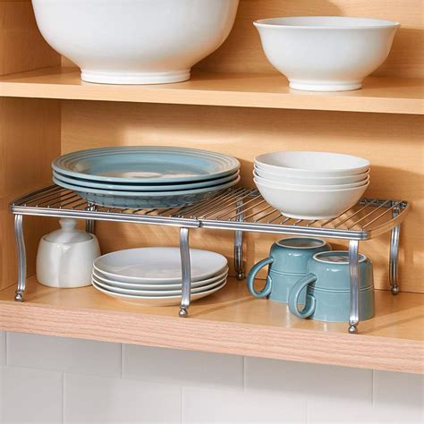 organization shelves for kitchen cabinets